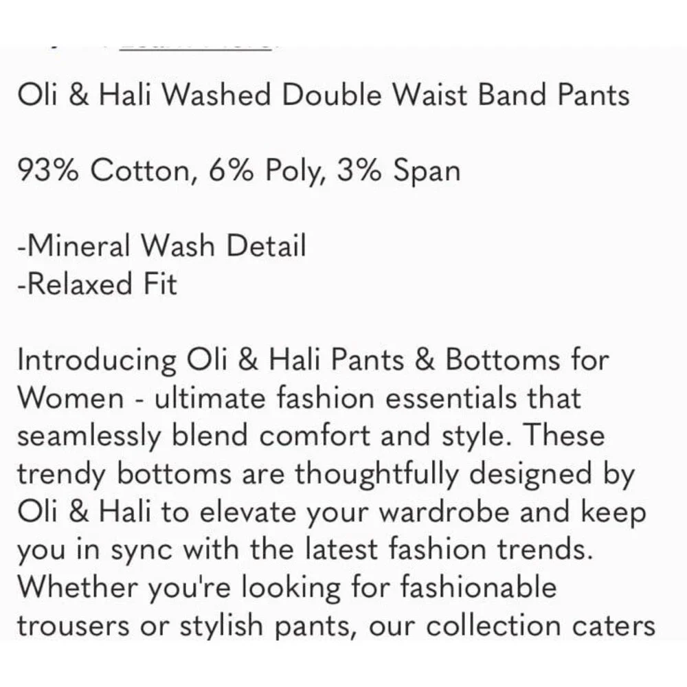 Oli Hali jeans OLI & HALI Jeans OLI and Hali jeans OH! Denim stretchy cropped